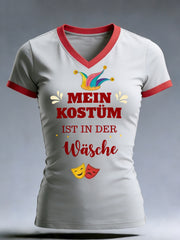 Damen Mein Kostüm ist in der Wäsche T-Shirt