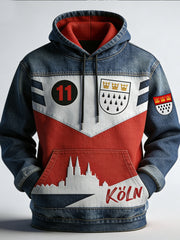 Herren Karneval skostüm 2026 Standard Fit Hoodie