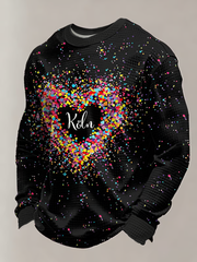 Langärmliges Oberteil mit Waffel druck für Herren Kölnisch Karneval