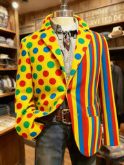 Herren Cologne Carnival Print Casual Anzüge