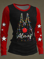 Frauen Kölner Karneval Rundhals Langarm T-Shirt