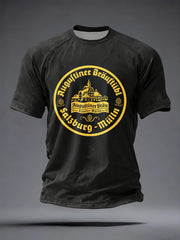 Herren-Bierliebhaber-München-Oktoberfest-Print-T-Shirt
