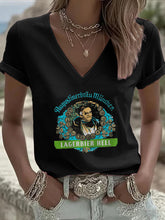 Kurzarm-T-Shirt für Damen Bier liebhaber