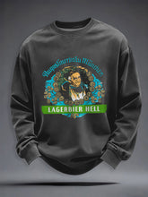 Herren Bier liebhaber Sweatshirt mit Rundhals ausschnitt