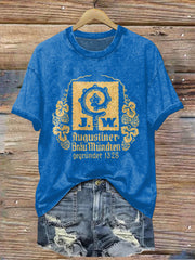 Kurzarm-T-Shirt für Damen Bier liebhaber