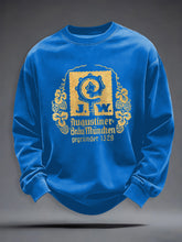 Herren-Bierliebhaber-Kapuzenpullover mit Rundhalsausschnitt