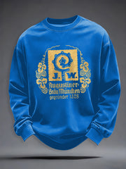 Herren-Bierliebhaber-Kapuzenpullover mit Rundhalsausschnitt