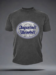 Herren-Bierliebhaber-T-Shirt mit kurzen Ärmeln