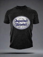 Herren-Bierliebhaber-T-Shirt mit kurzen Ärmeln
