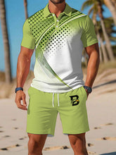 Herren-Lässiger Business-Anzug mit kurzen Ärmeln