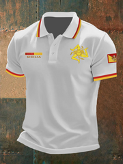 Herren-Shirt Sicilia Trinacria