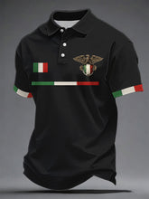 Herren-Italienischer-Print-Freizeithemd