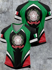 Herren-T-Shirt aus Italien mit V-Ausschnitt