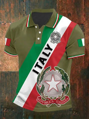 Herren-Festa-della-Repubblica-Repvbblica-Italiana-Printhemd