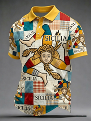Herren-Shirt Sicilia Trinacria