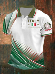 Herren-Festa-della-Repubblica-Repvbblica-Italiana-Printhemd