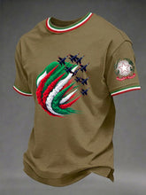 Herren-Festa-Della-Repubblica-Repvbblica-Italiana-Print-T-Shirt