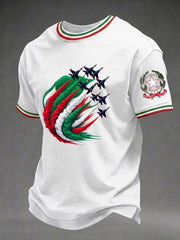 Herren-Festa-Della-Repubblica-Repvbblica-Italiana-Print-T-Shirt