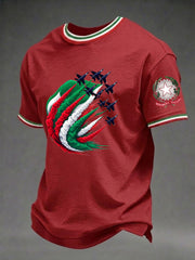 Herren-Festa-Della-Repubblica-Repvbblica-Italiana-Print-T-Shirt