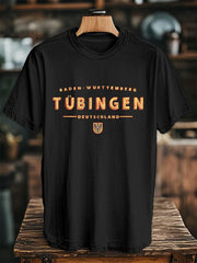 Herren Tü bingen Baden-Wurtemburg Deutschland Print T-Shirt