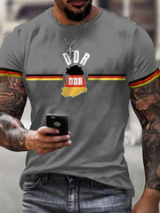 Herren-DDR-T-Shirt mit stolzen kurzen Ärmeln