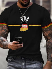 Herren-DDR-T-Shirt mit stolzen kurzen Ärmeln