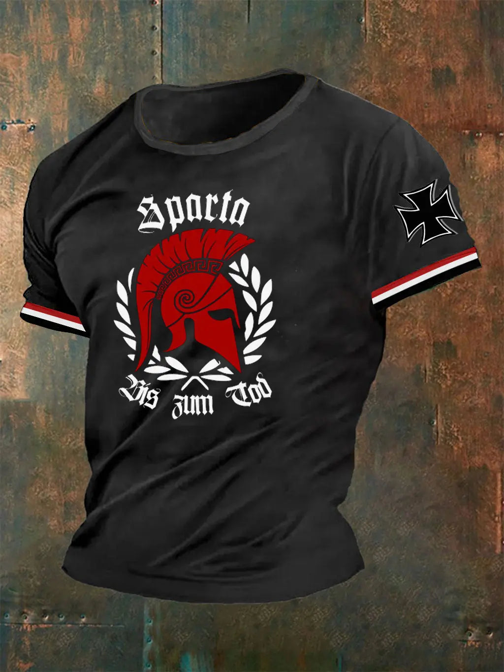 Herren Sparta Bis zum Tod T-Shirt zartstils