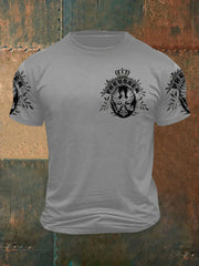 Männer alt deutscher Adler Preußen 1866 bedrucktes Kurzarm-T-Shirt zartstils