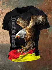 Deutschland bedrucktes Kurzarm-T-Shirt für Männer zartstils