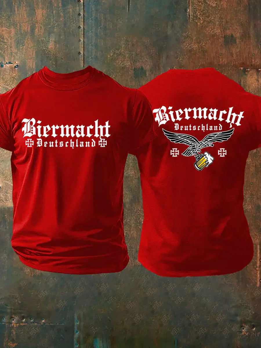 Deutschland Bier T-Shirt für Männer zartstils