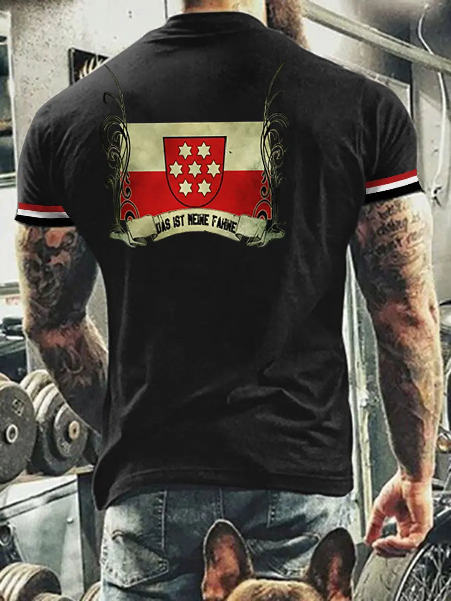 Herren T-Shirt Meine Fahne Thü ringen zartstils