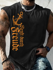 Herren Weißer Junge Sommer bedruckte Weste zartstils