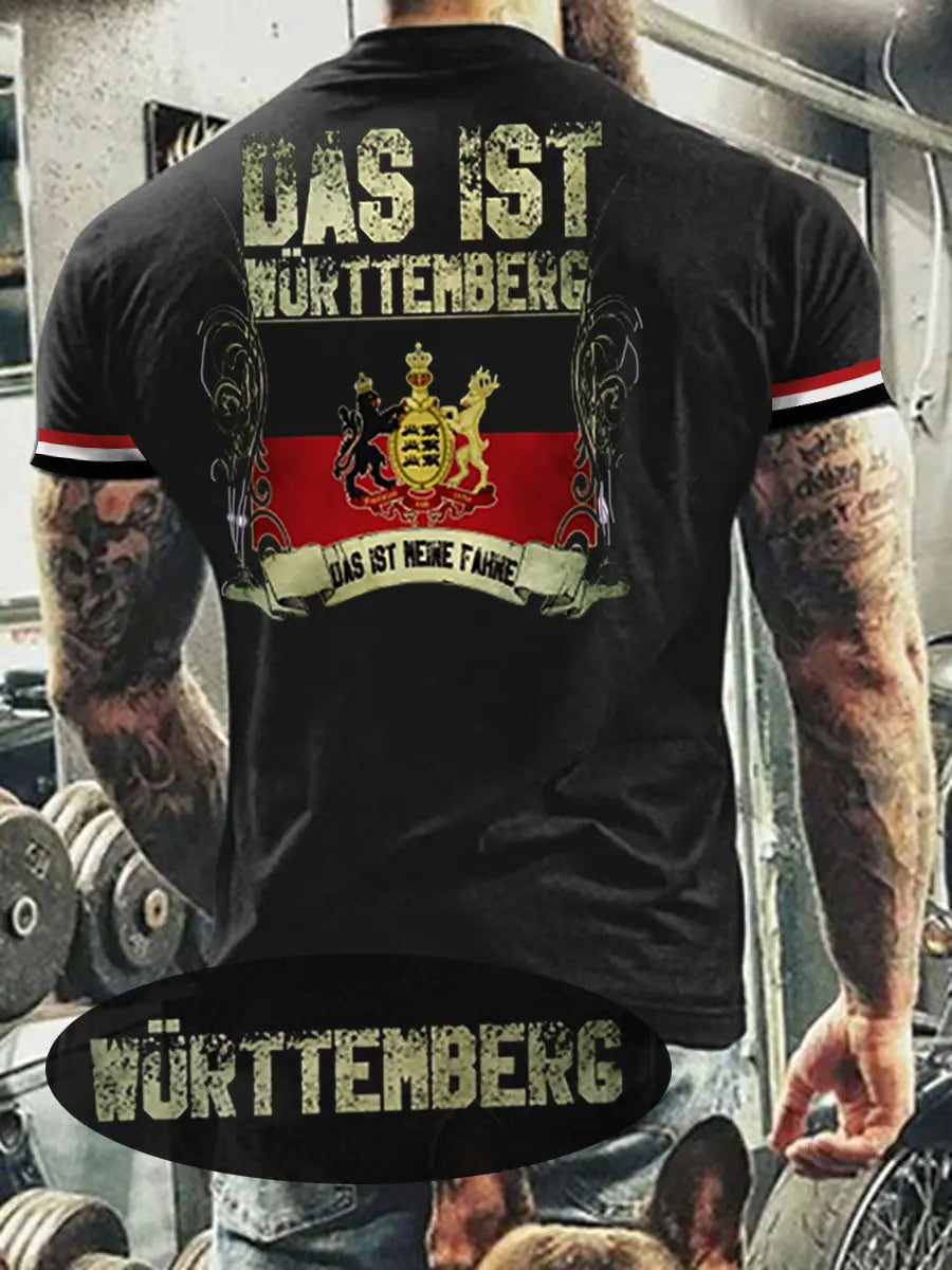 Herren T-Shirt Meine Fahne Württ emberg zartstils