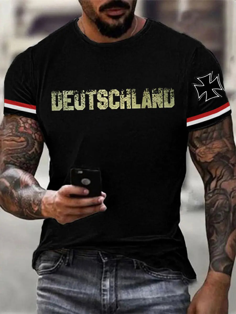 Herren T-Shirt Meine Fahne Kolonien zartstils