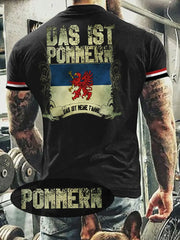 Herren T-Shirt Meine Fahne Pommern zartstils