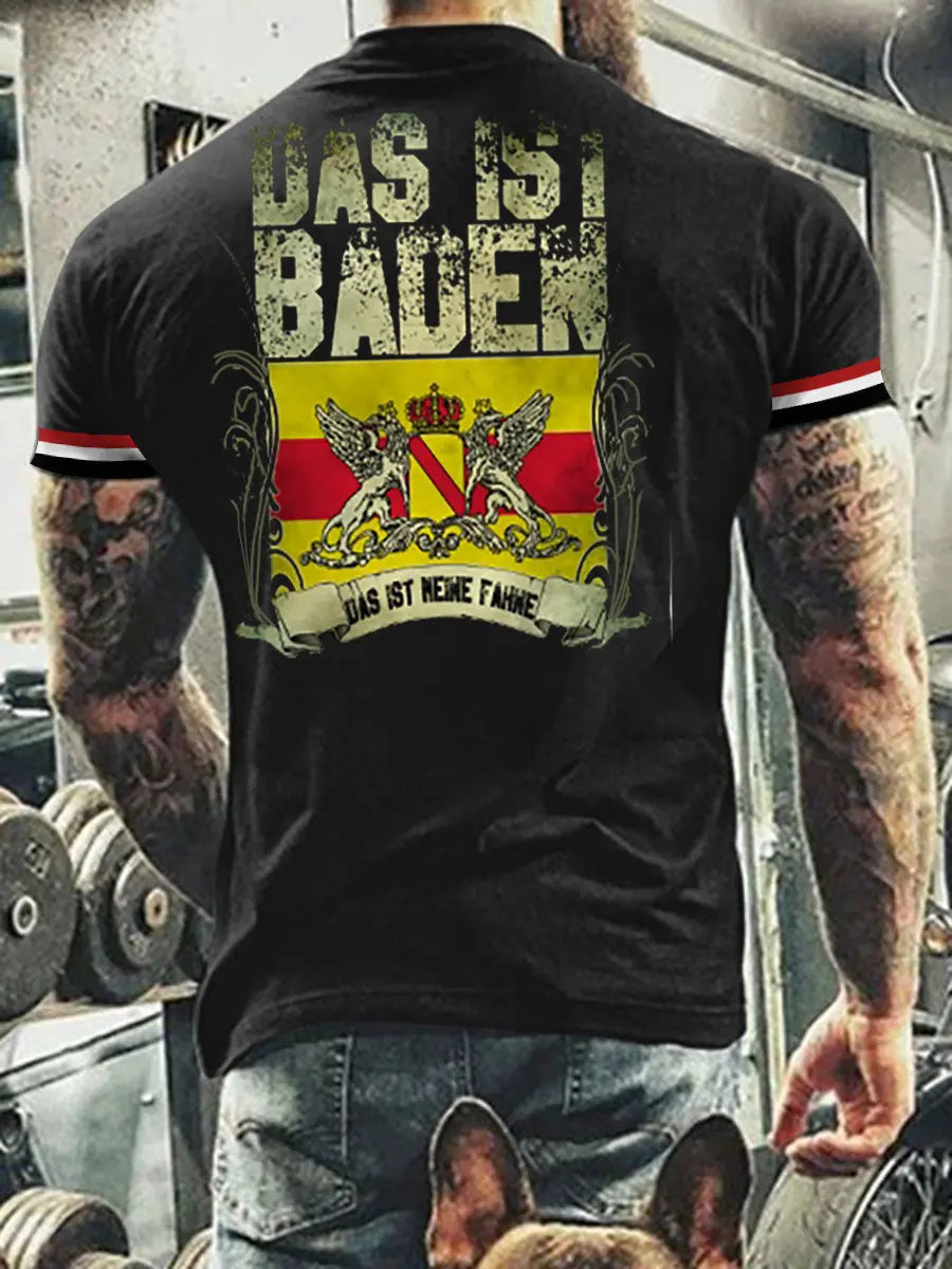 Herren T-Shirt Meine Fahne Baden zartstils