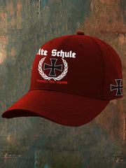 Unisex Alte Schule Design Print Cap zartstils