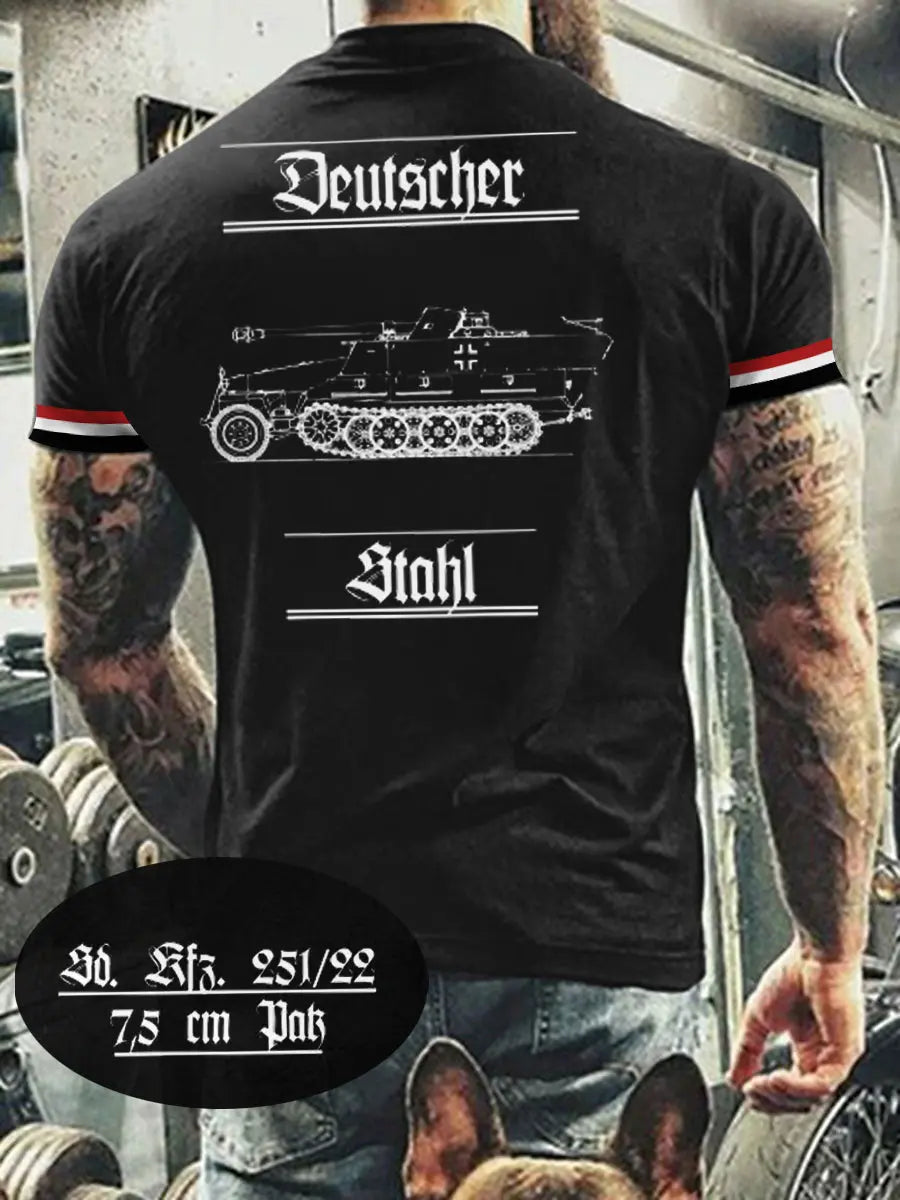 Herren fahrten der Wehrmacht - Sd.Kfz 251/22 - 7,5cm pak T-Shirt zartstils