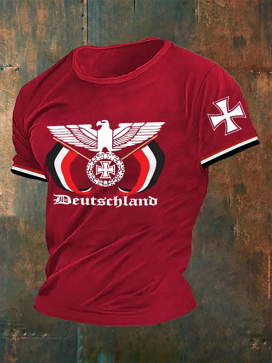 Herren Deutschland Reichs adler Ewige Treue T-Shirt zartstils