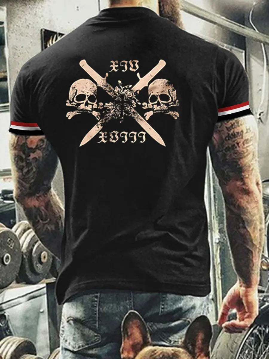 Herren-T-Shirt mit Eisernen Kreuz zartstils