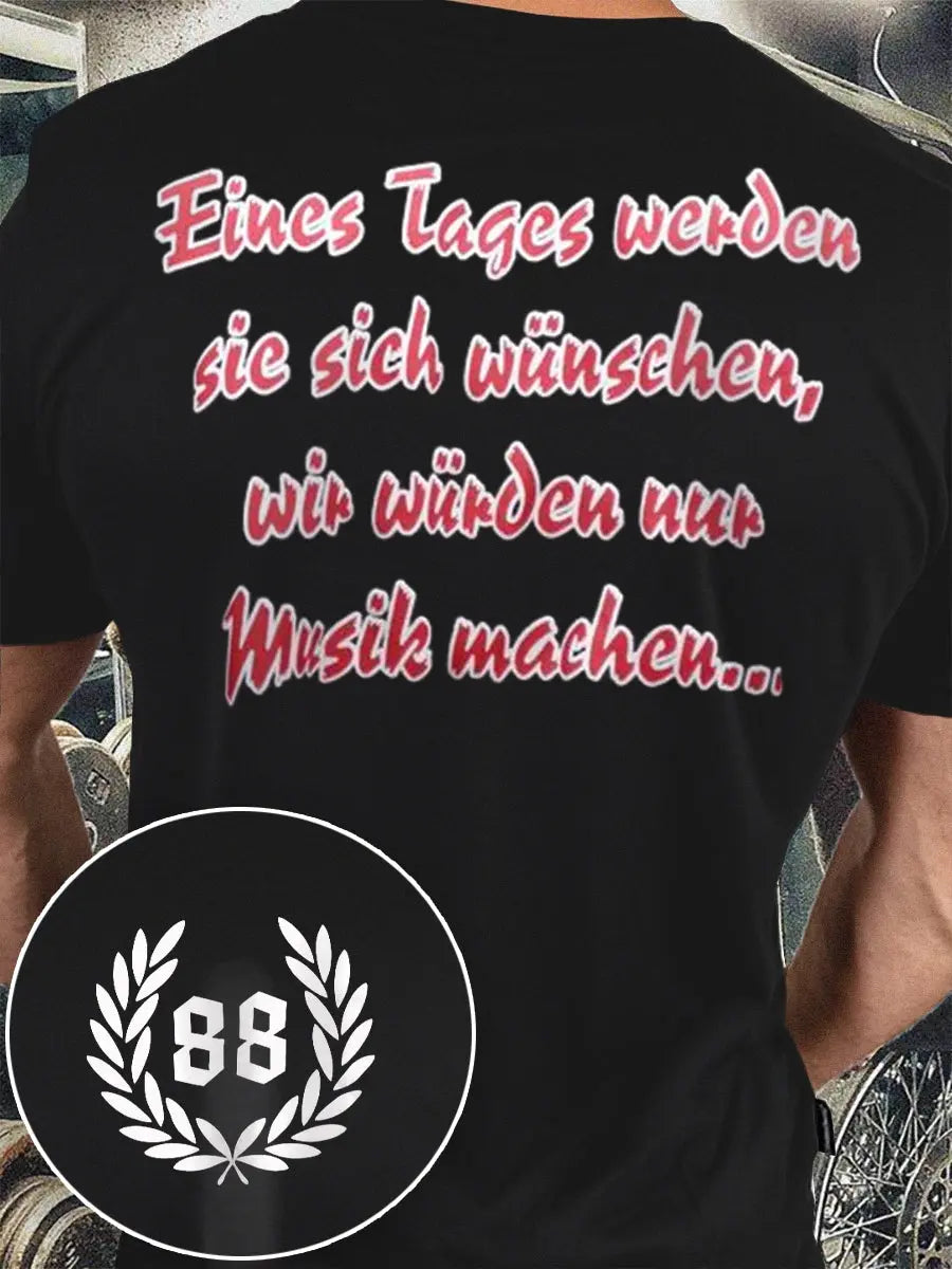 Herren-Kurz ärmel iges T-Shirt zartstils