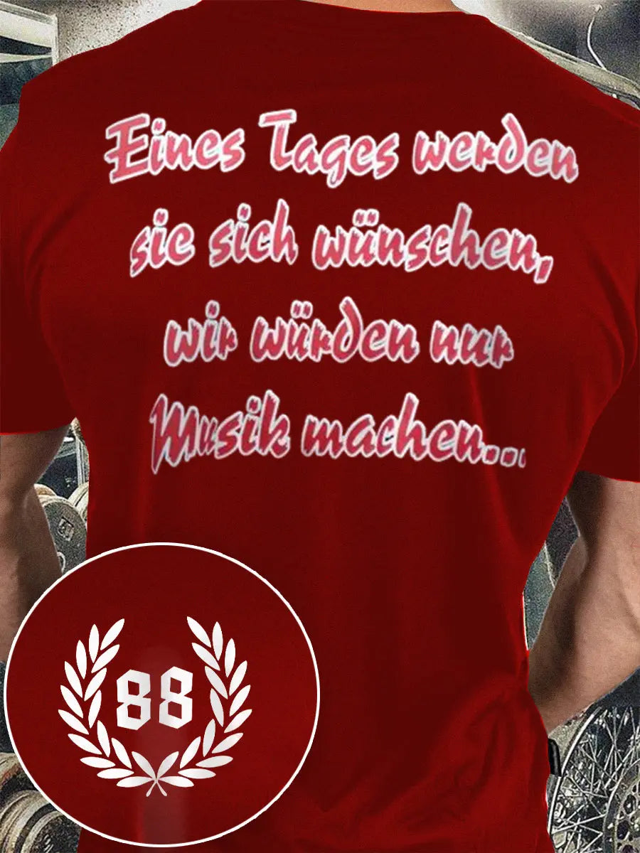 Herren-Kurz ärmel iges T-Shirt zartstils