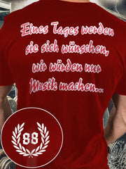 Herren-Kurz ärmel iges T-Shirt zartstils