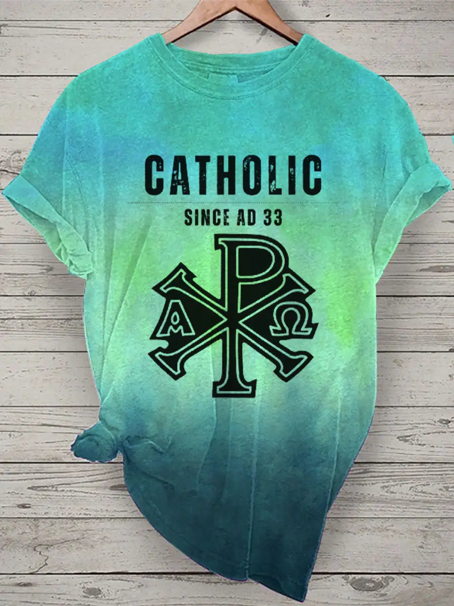 Women's Roman Catholic Since Ad 33 short-sleeved T-shirt zartstils