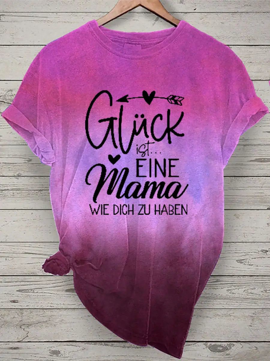 Damen Muttertag Geschenk Kurzarm T-Shirt zartstils
