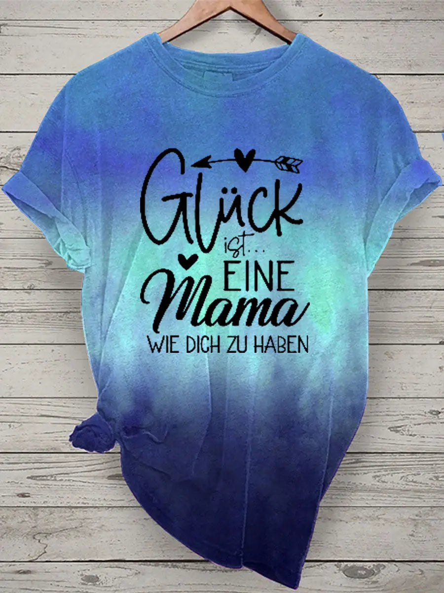 Damen Muttertag Geschenk Kurzarm T-Shirt zartstils