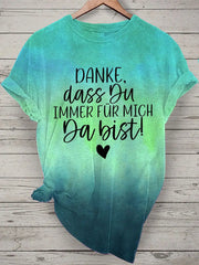 Damen Muttertag Geschenk Kurzarm T-Shirt zartstils