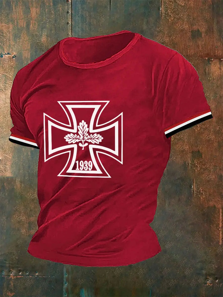 Männer Deutschland Eiserner Kreuz T-Shirt zartstils