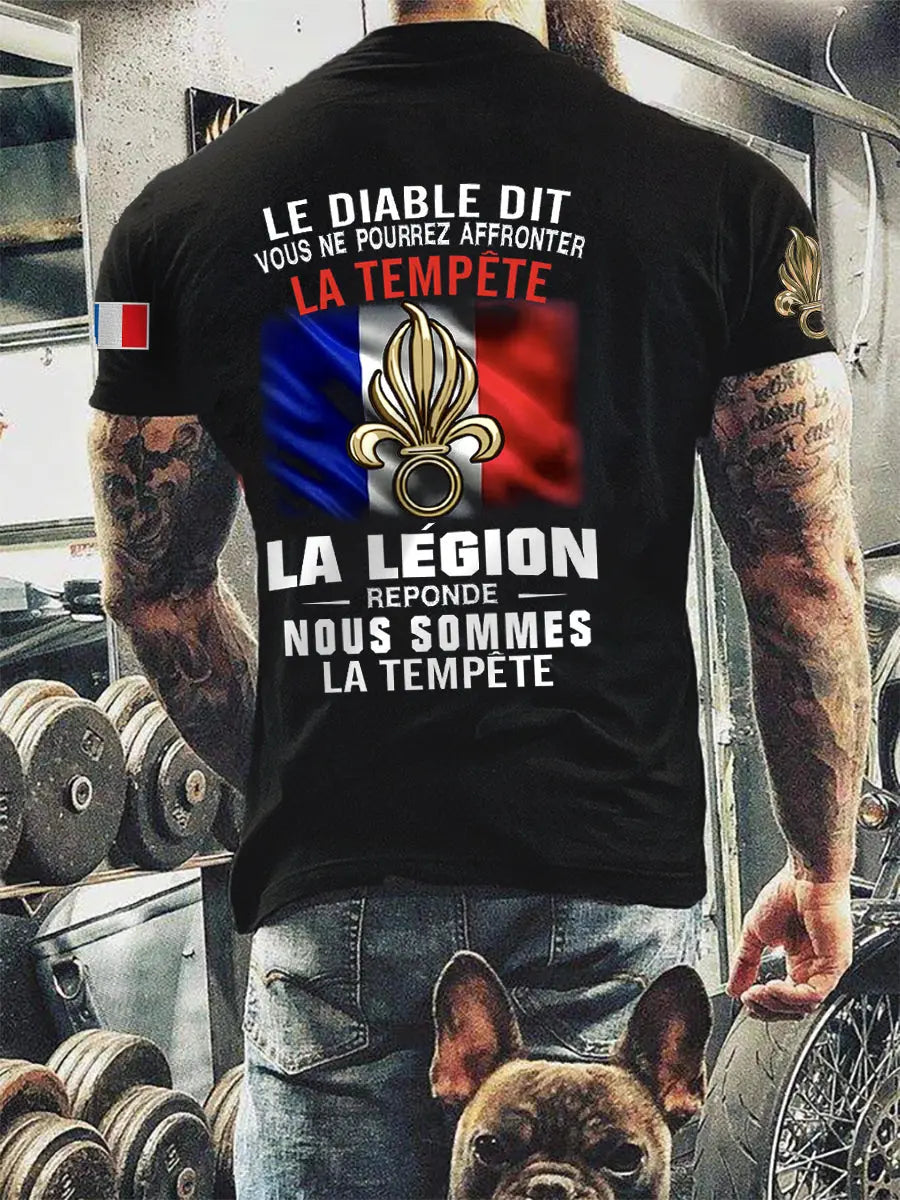 T-shirt à manches courtes Camiseta Legión Extranjera Diablo pour homme