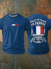 T-shirt à manches courtes imprimé FRANÇAISE Homme